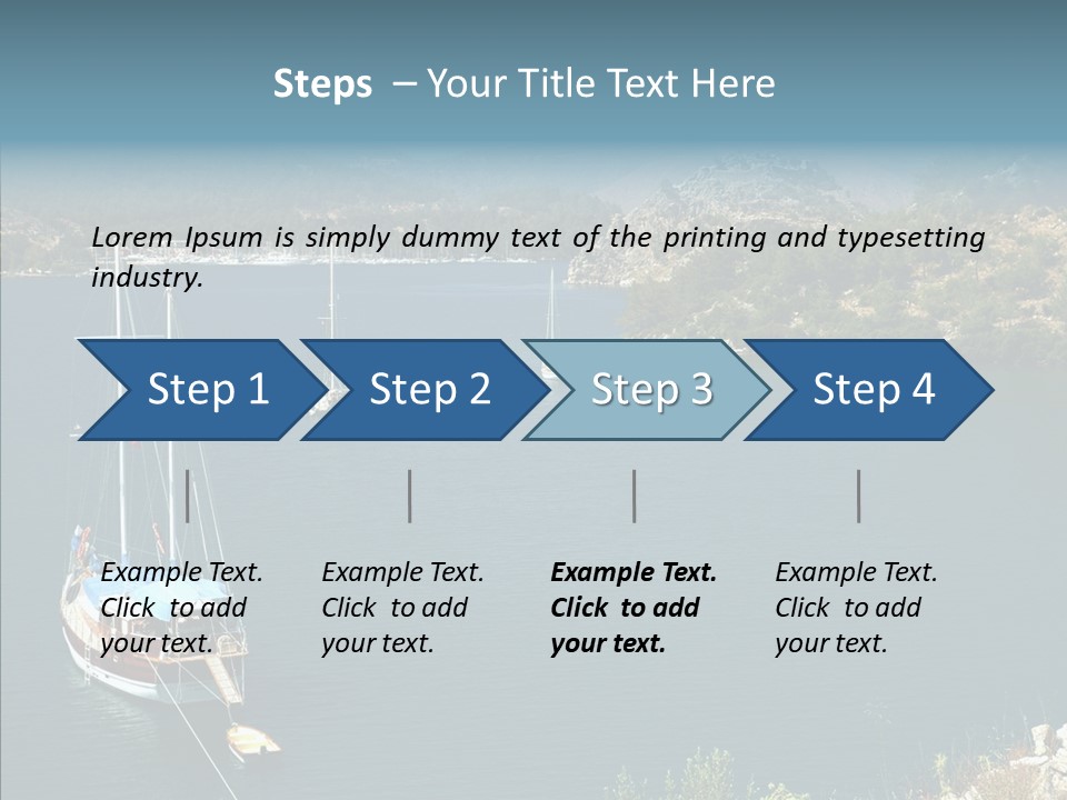 Hills Cloud Calm PowerPoint Template