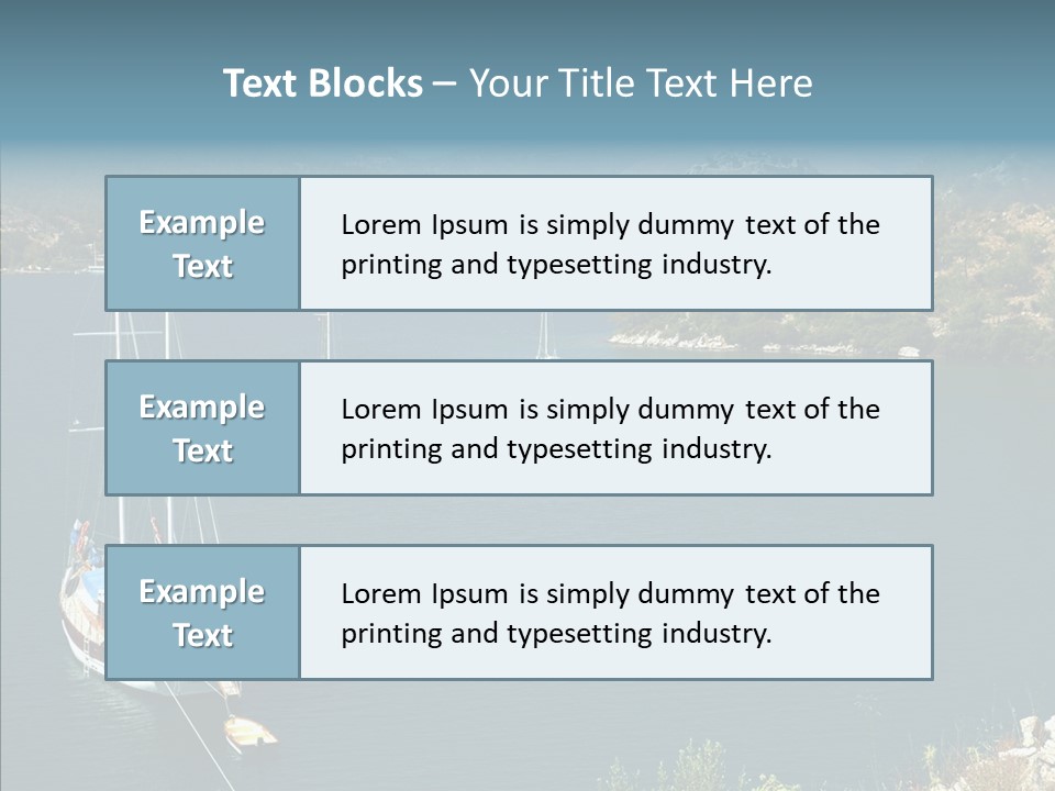 Hills Cloud Calm PowerPoint Template