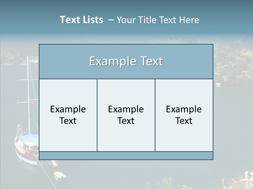 Hills Cloud Calm PowerPoint Template