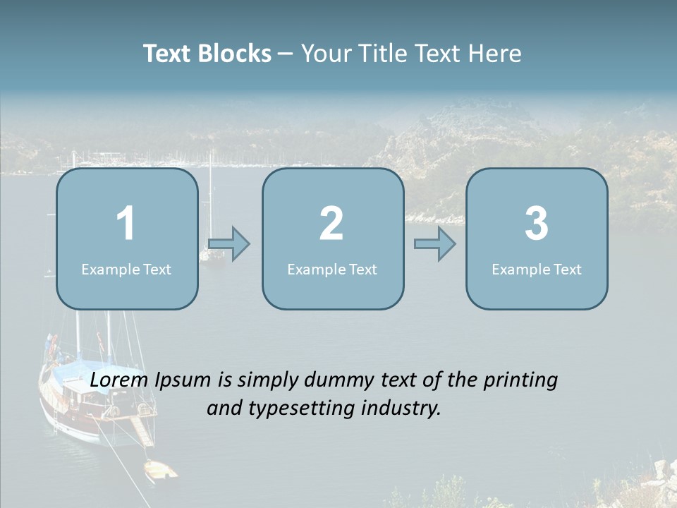Hills Cloud Calm PowerPoint Template