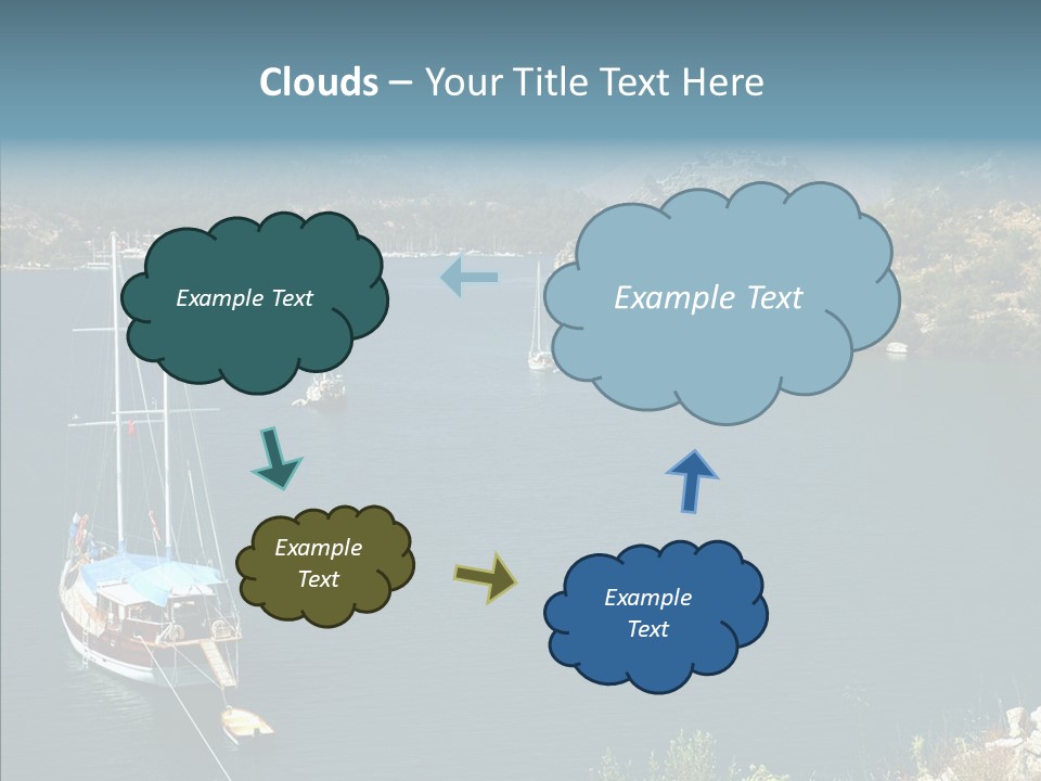 Hills Cloud Calm PowerPoint Template