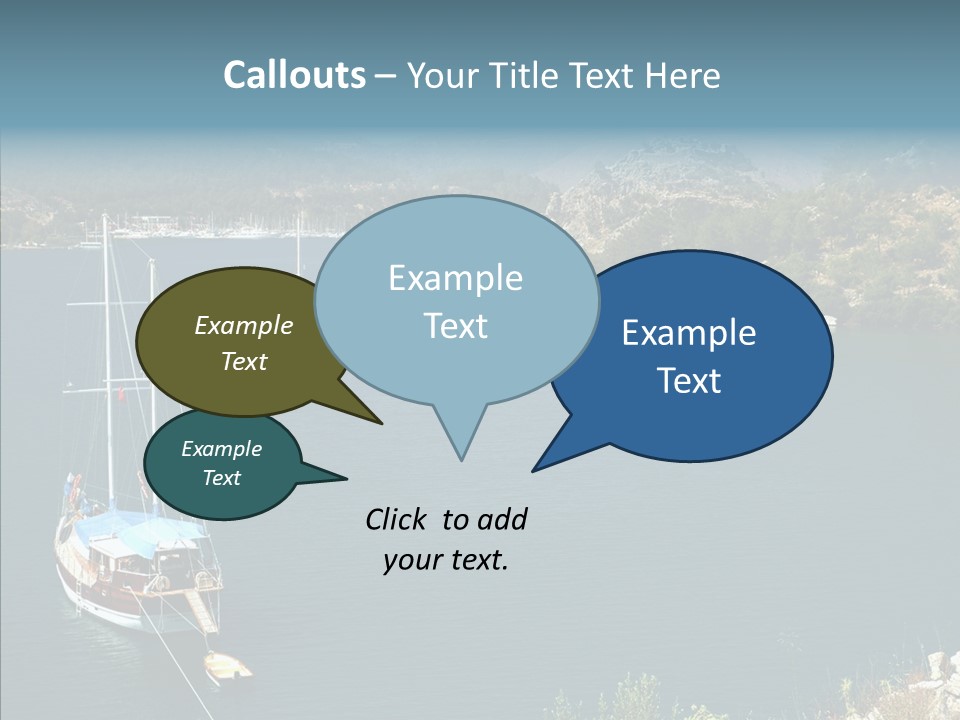 Hills Cloud Calm PowerPoint Template