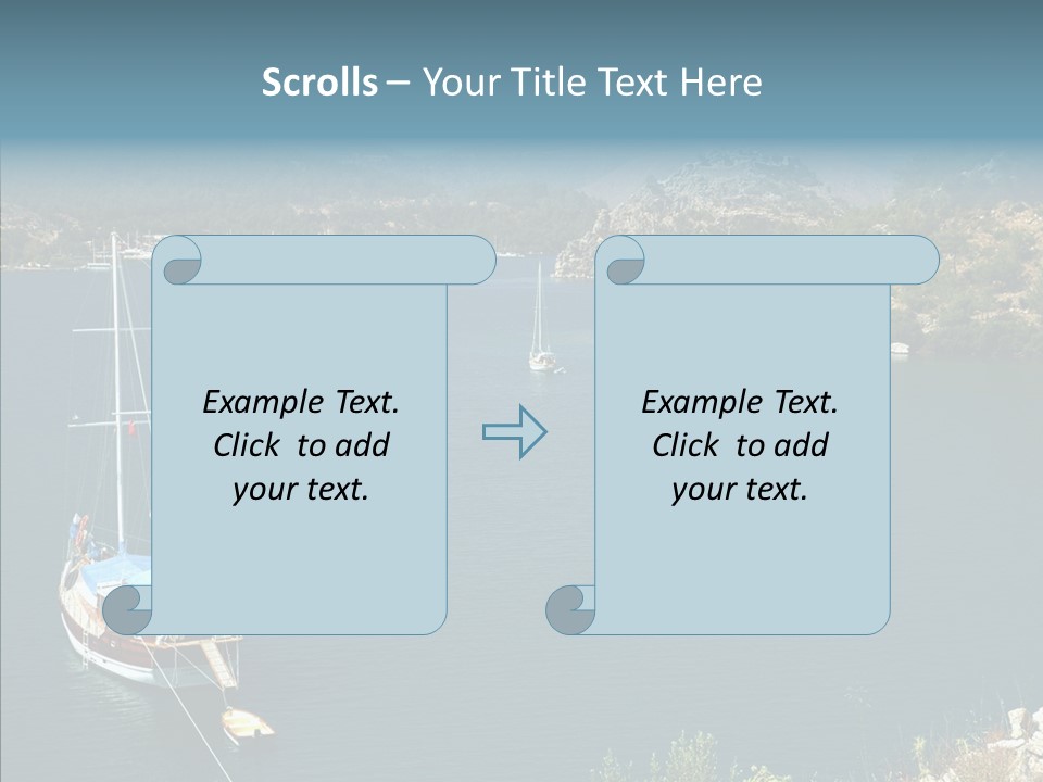 Hills Cloud Calm PowerPoint Template