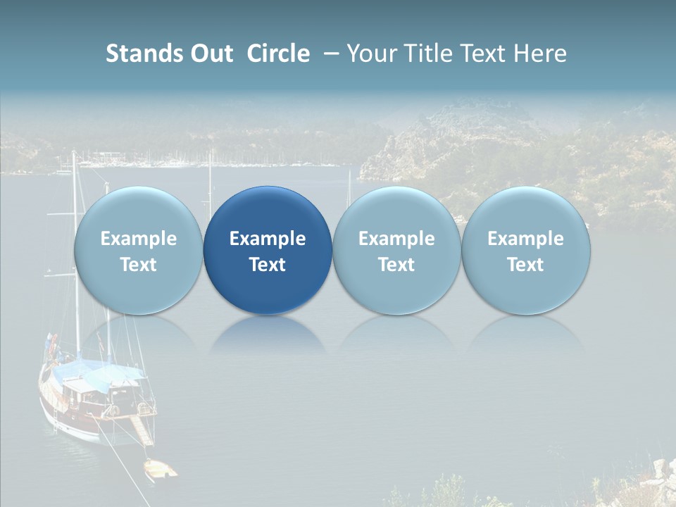 Hills Cloud Calm PowerPoint Template