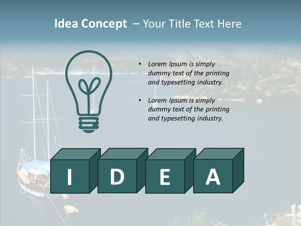 Hills Cloud Calm PowerPoint Template