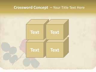 Old Blossom Stain PowerPoint Template