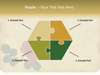 Old Blossom Stain PowerPoint Template