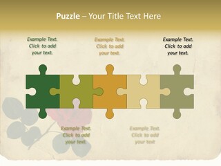 Old Blossom Stain PowerPoint Template