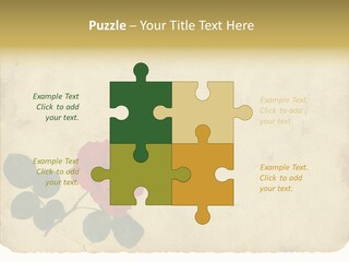 Old Blossom Stain PowerPoint Template