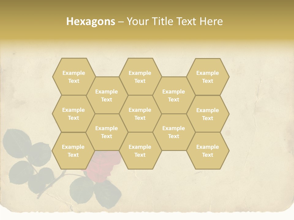 Old Blossom Stain PowerPoint Template