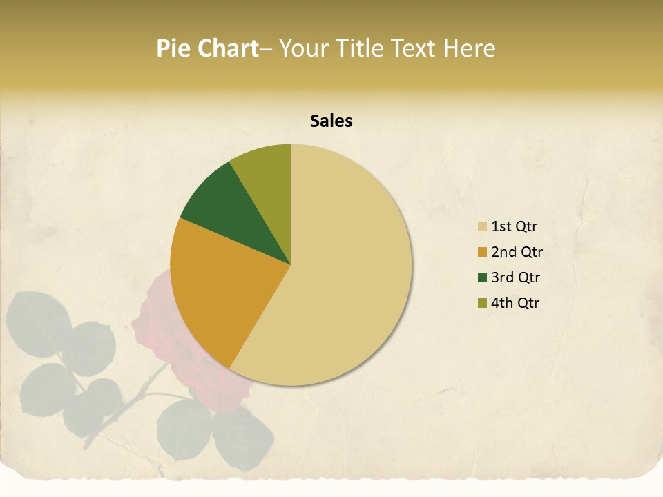 Old Blossom Stain PowerPoint Template