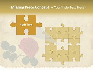 Old Blossom Stain PowerPoint Template