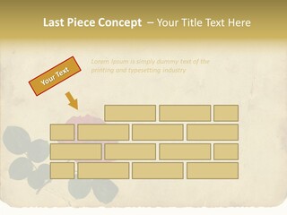 Old Blossom Stain PowerPoint Template