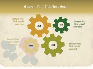 Old Blossom Stain PowerPoint Template