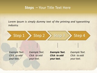Old Blossom Stain PowerPoint Template