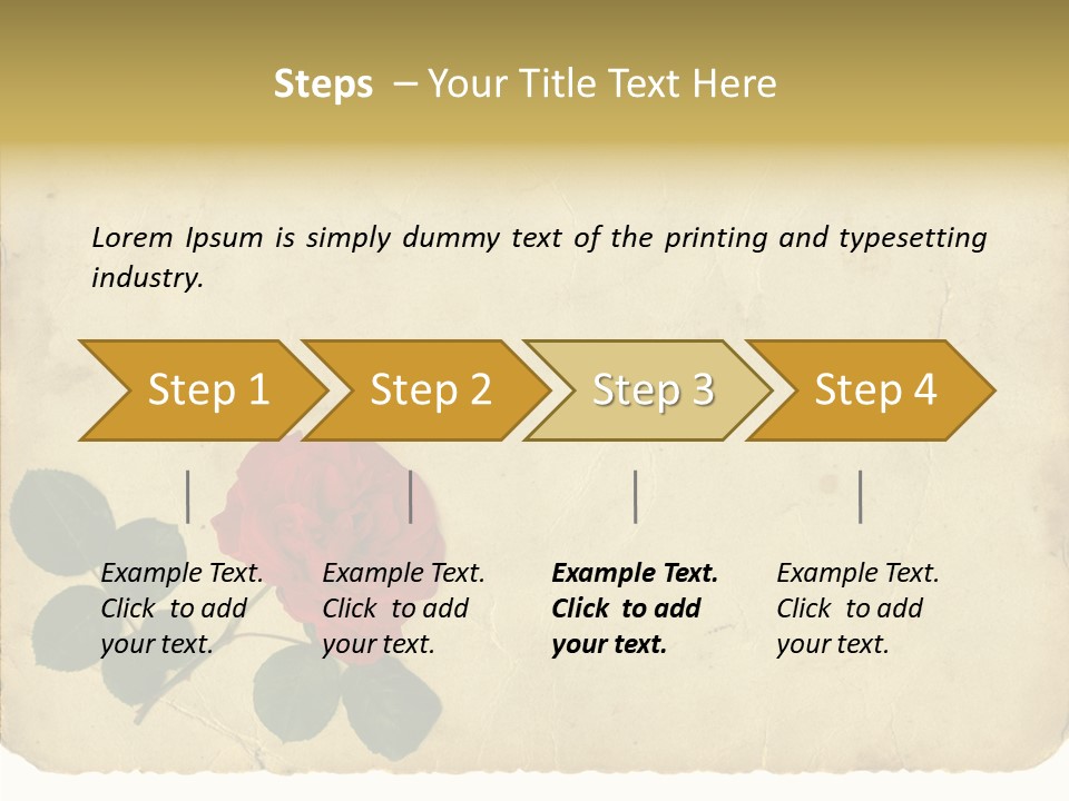 Old Blossom Stain PowerPoint Template