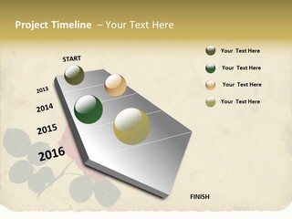 Old Blossom Stain PowerPoint Template