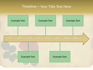 Old Blossom Stain PowerPoint Template