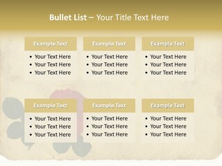 Old Blossom Stain PowerPoint Template