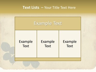 Old Blossom Stain PowerPoint Template