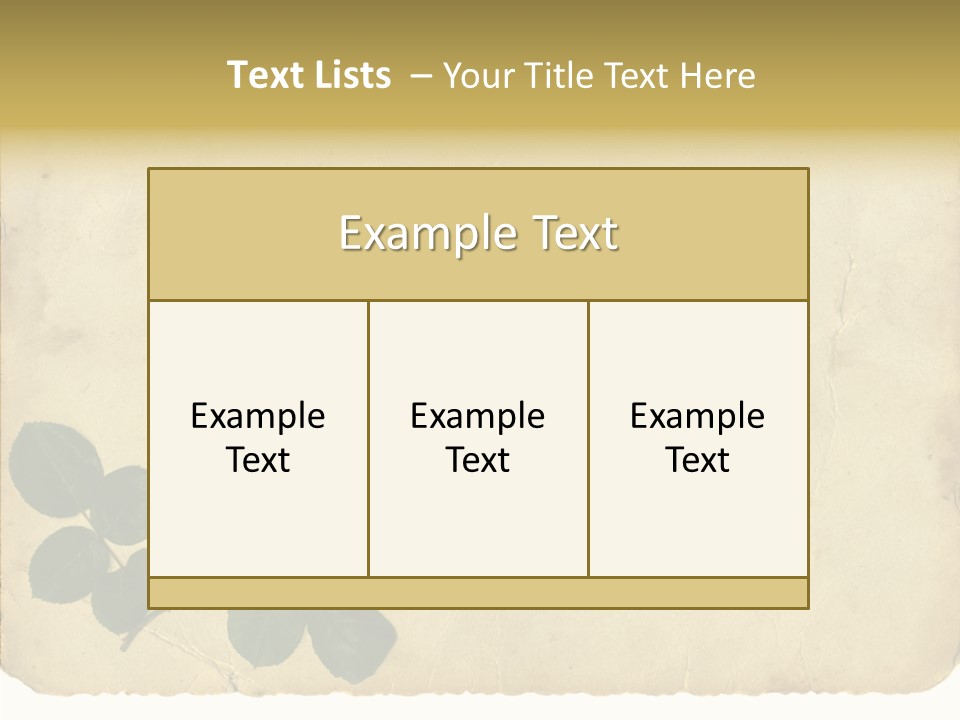 Old Blossom Stain PowerPoint Template