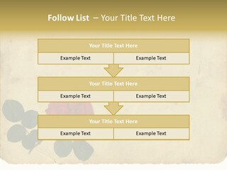 Old Blossom Stain PowerPoint Template