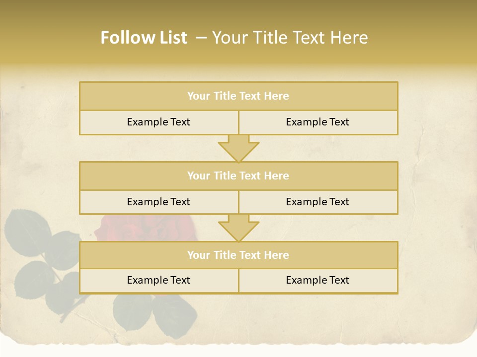 Old Blossom Stain PowerPoint Template