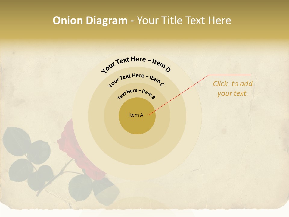 Old Blossom Stain PowerPoint Template