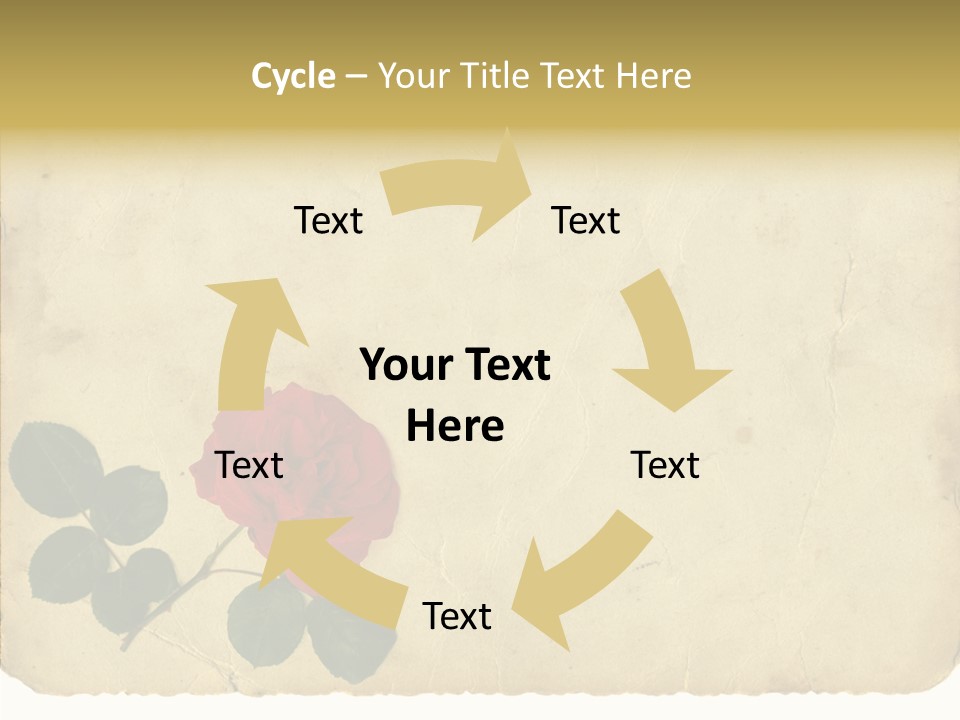 Old Blossom Stain PowerPoint Template