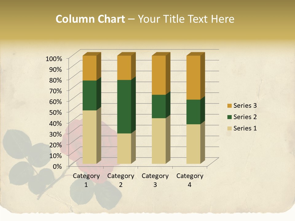 Old Blossom Stain PowerPoint Template