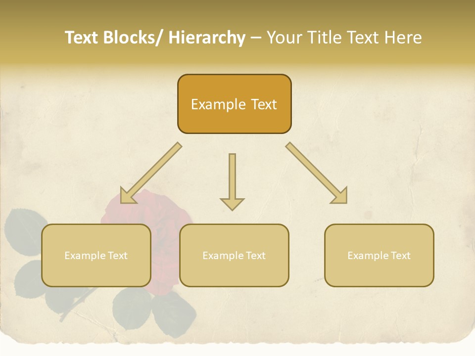 Old Blossom Stain PowerPoint Template