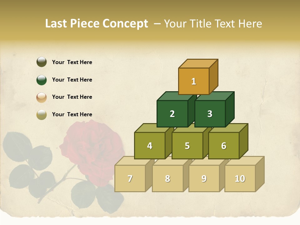 Old Blossom Stain PowerPoint Template