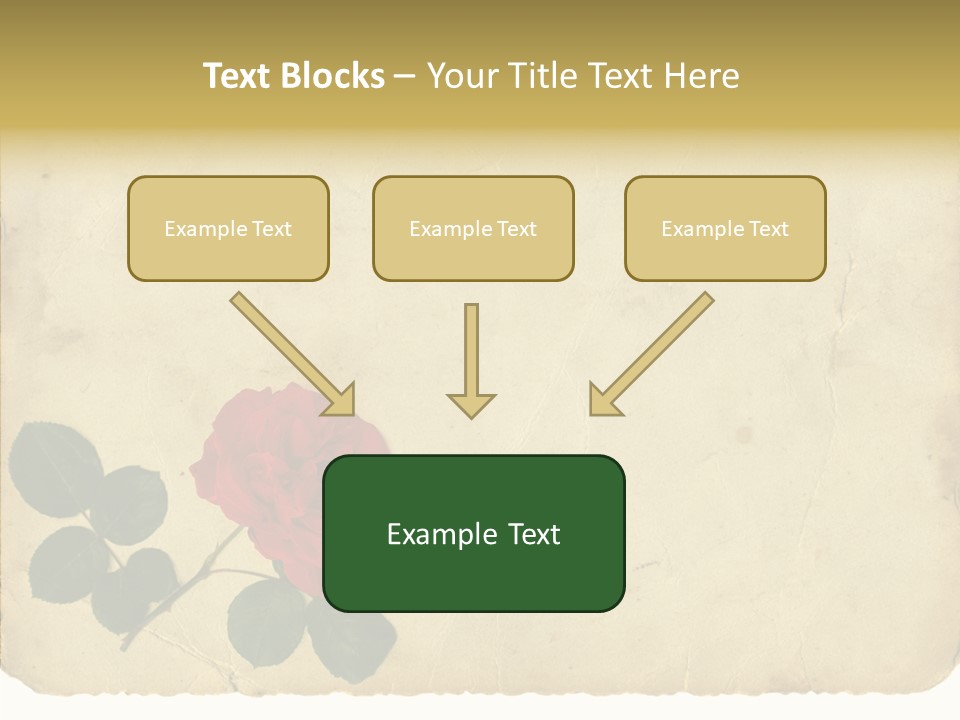 Old Blossom Stain PowerPoint Template