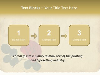 Old Blossom Stain PowerPoint Template