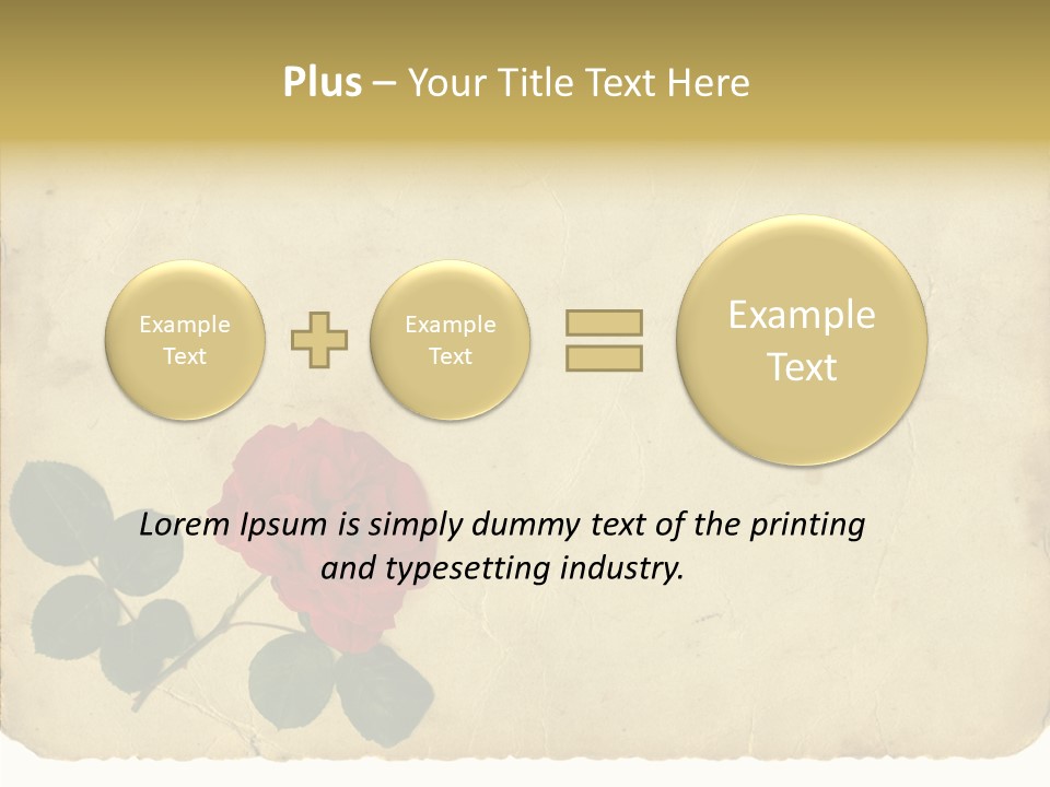 Old Blossom Stain PowerPoint Template