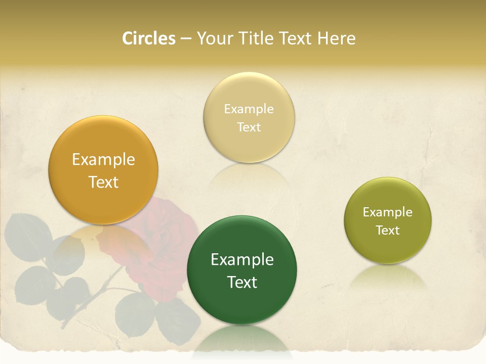 Old Blossom Stain PowerPoint Template