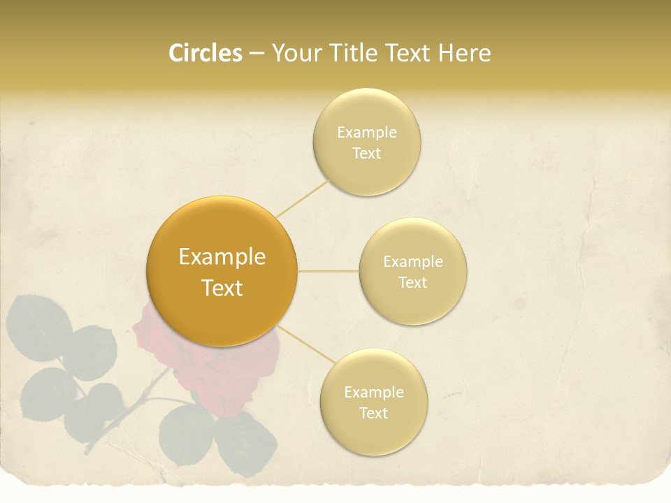 Old Blossom Stain PowerPoint Template