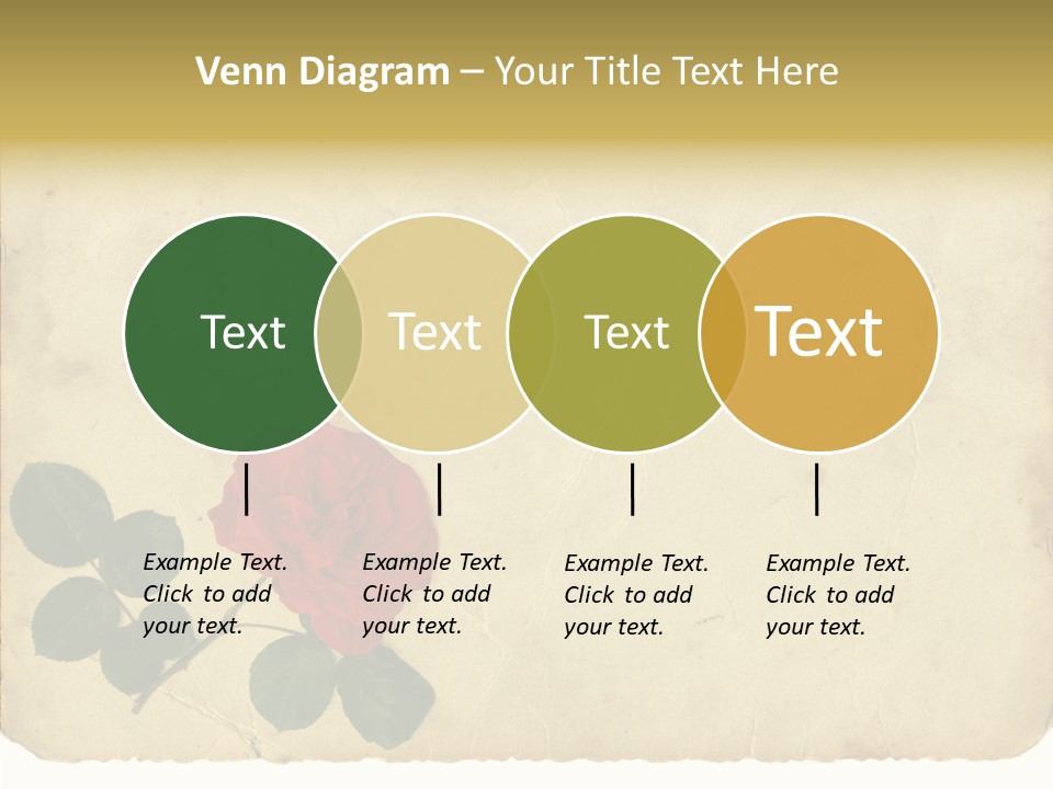 Old Blossom Stain PowerPoint Template