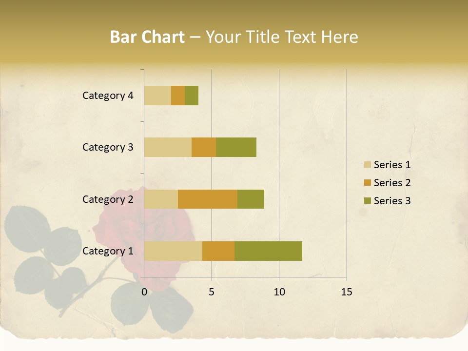 Old Blossom Stain PowerPoint Template