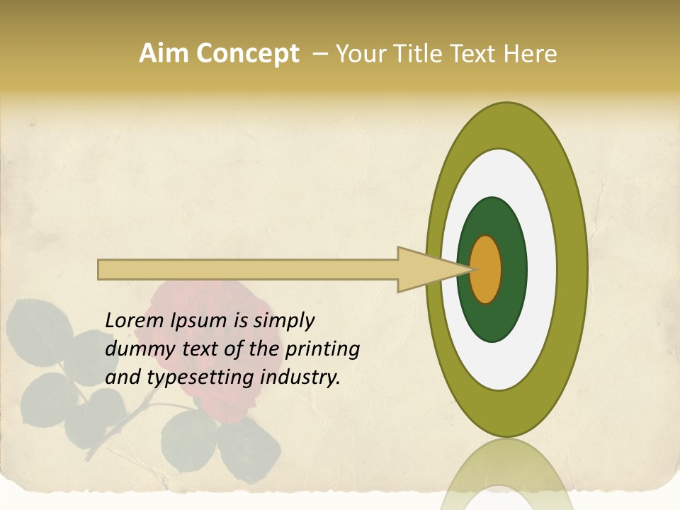Old Blossom Stain PowerPoint Template