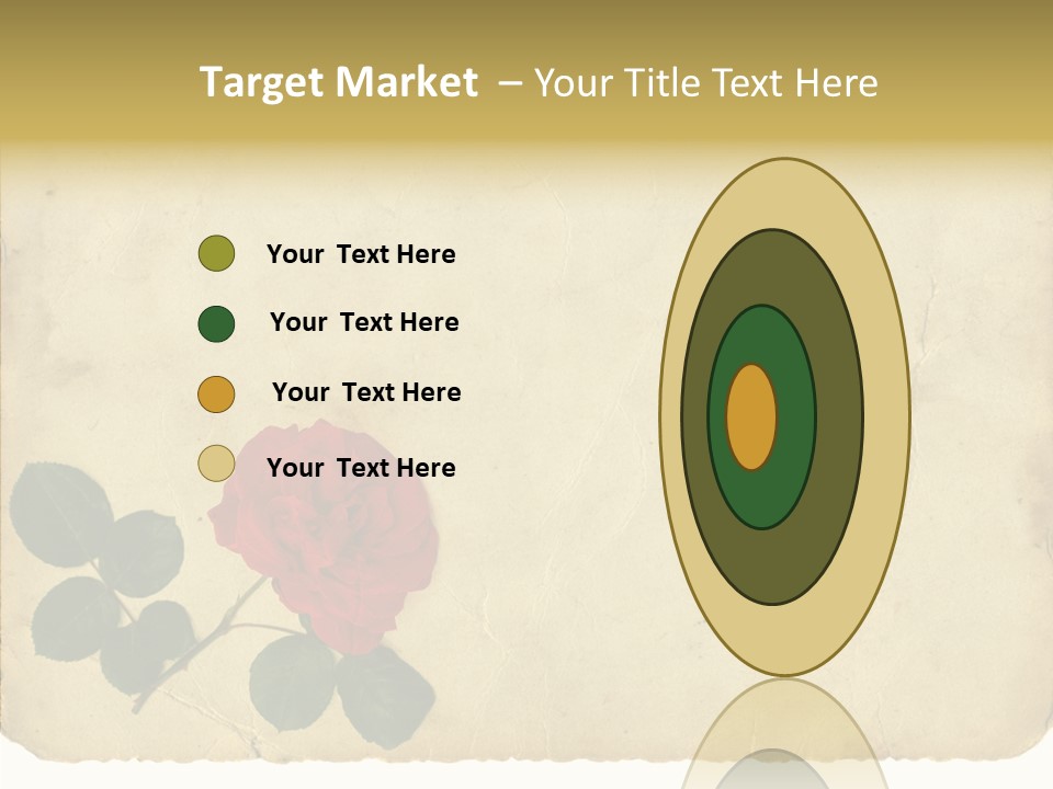 Old Blossom Stain PowerPoint Template