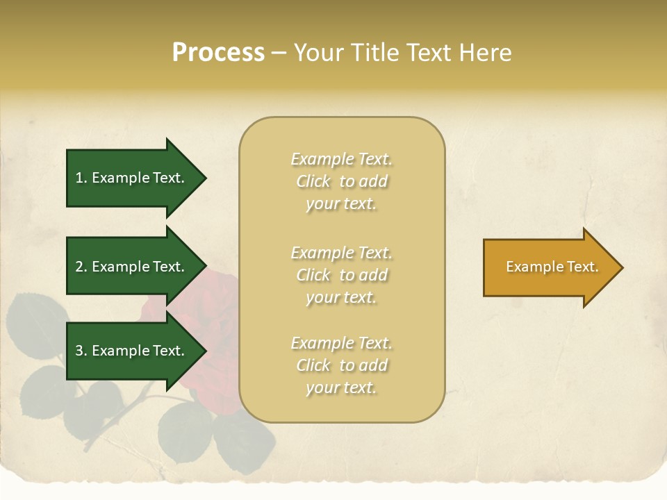 Old Blossom Stain PowerPoint Template