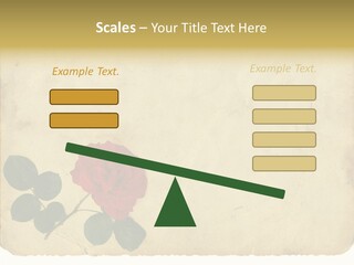 Old Blossom Stain PowerPoint Template