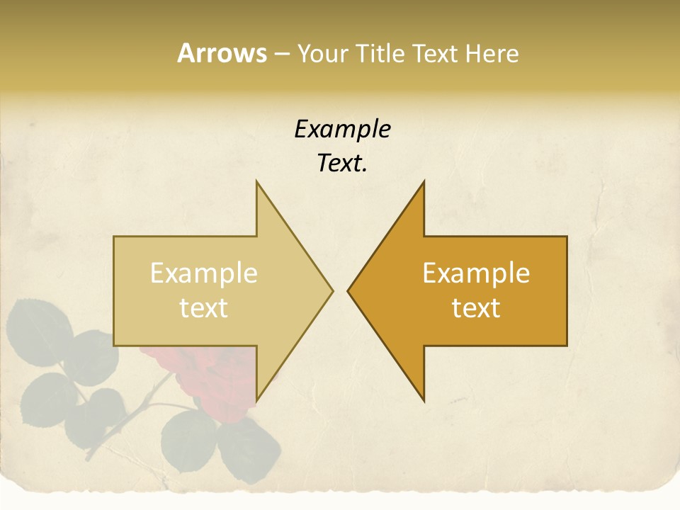 Old Blossom Stain PowerPoint Template