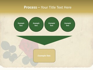 Old Blossom Stain PowerPoint Template