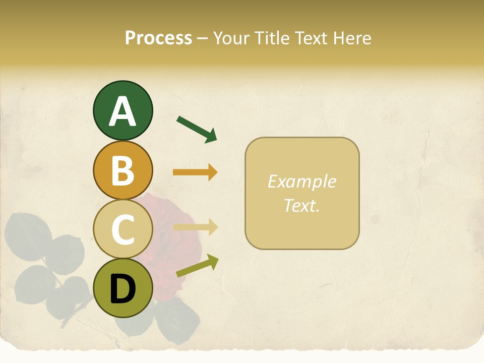 Old Blossom Stain PowerPoint Template