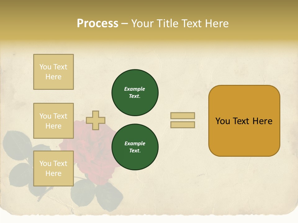 Old Blossom Stain PowerPoint Template