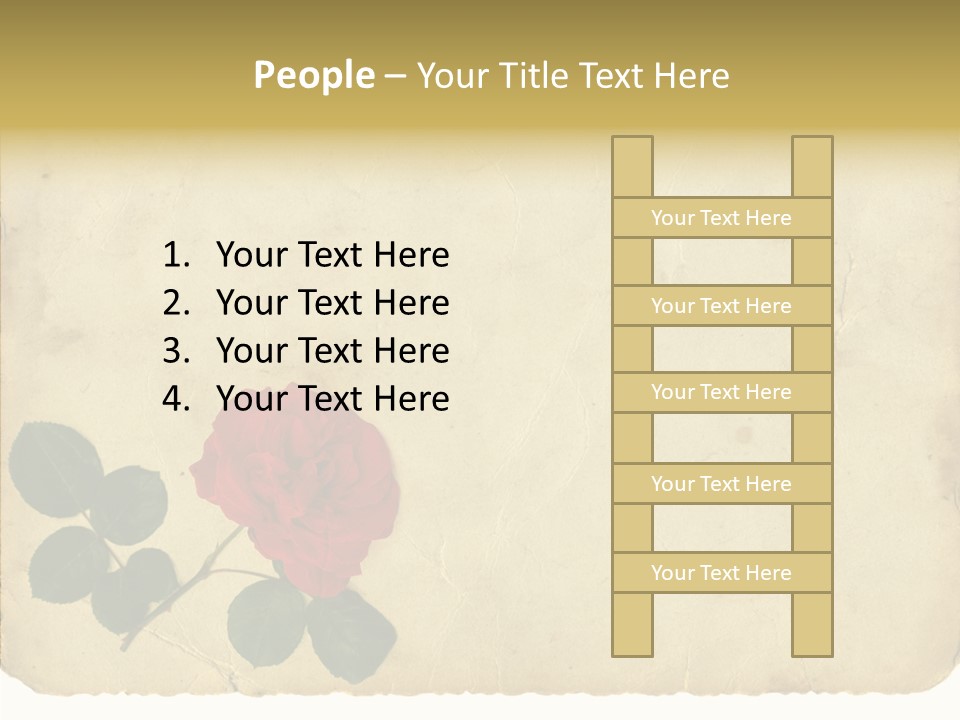 Old Blossom Stain PowerPoint Template