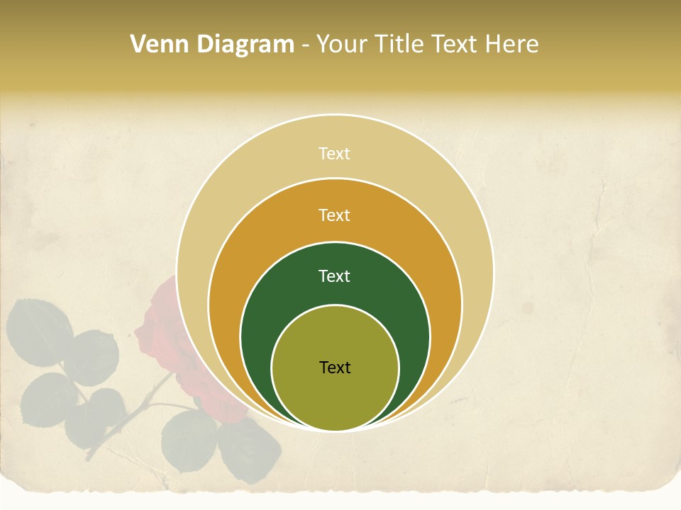 Old Blossom Stain PowerPoint Template
