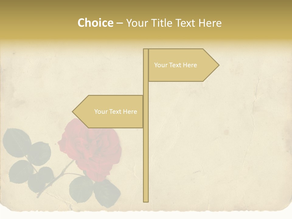 Old Blossom Stain PowerPoint Template